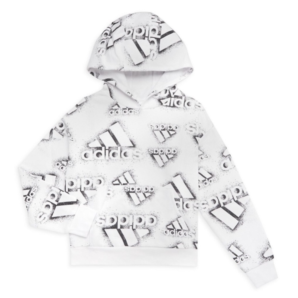 adidas Girl's Airbrush Logo Hoodie